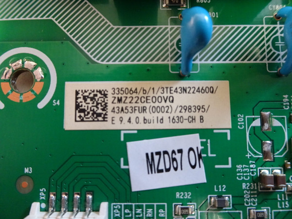 Hisense 43A6G Main Board 335064