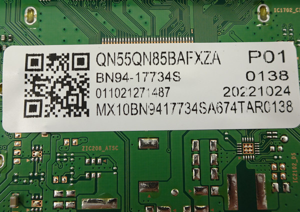 Samsung QN55QN85BAFXZA Main Board BN94-17734S (BN97-20009N, BN41-03014D)
