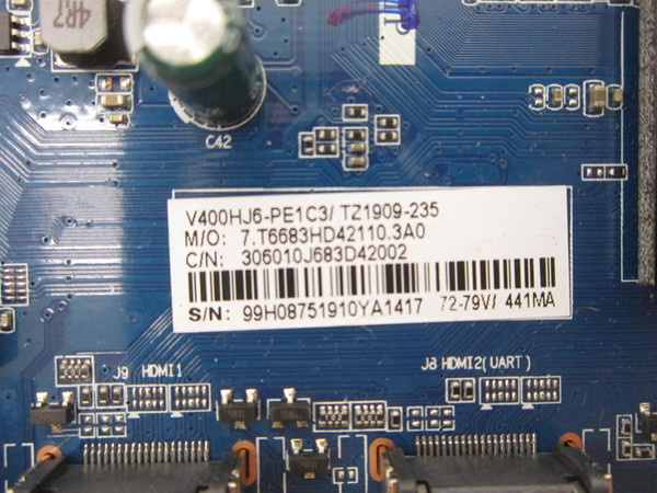 Sansui S40P28FN Main Board 99H0875