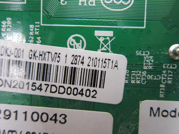 RCA RWOSU7547 Main Board 210115T1A