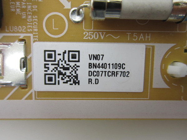 Samsung UN43CU8000FXZA Power Board BN44-01109C