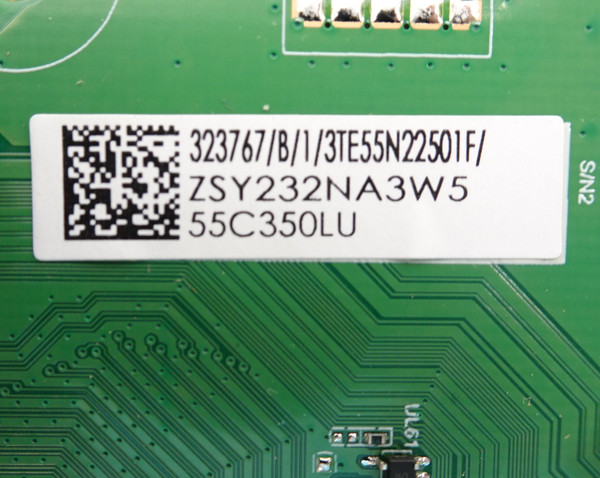 Toshiba 55C350LU Main Board 323767 (TPD.T962X3.PC702)
