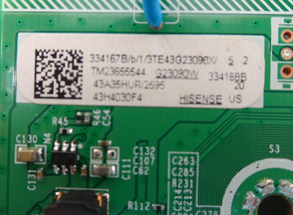 Hisense 43H4030F4 Main Board 334167 (RSAG7.820.13033/ROH)