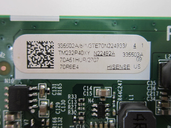 Hisense 70R6E4 Main Board 335503