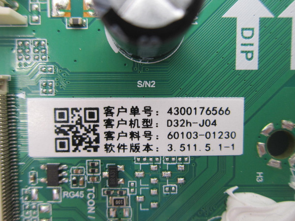 Vizio D32H-J04 Main Board 60103-01230