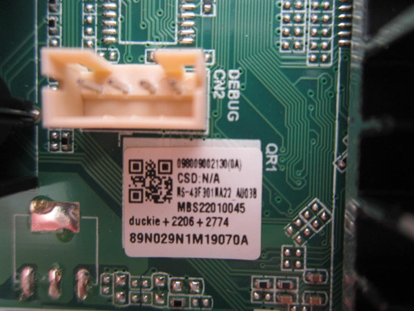 Insignia NS-43F301NA22 Main Board 3643-5592-0395