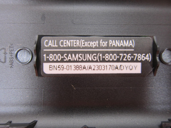 Samsung UN55CU7000FXZA UN85CU7000BXZA Remote BN59-01388A-USED