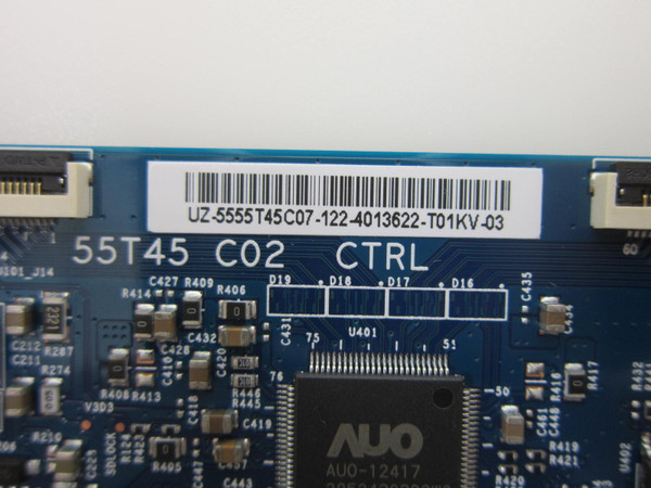 Vizio M55Q7-J01 T-Con Board 55.55T45.C07 (55T45 C02 CTRL)