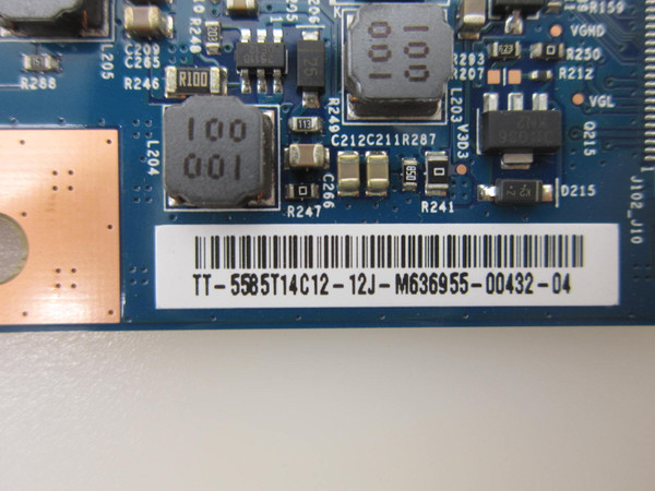 Sony XBR-85X90CH FW-85BZ40H T-Con Board 1-011-043-11 (55.85T14.C12)