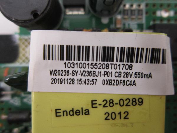 Westinghouse WD24HN1108 Main Board 20191128 (TT307C5D)