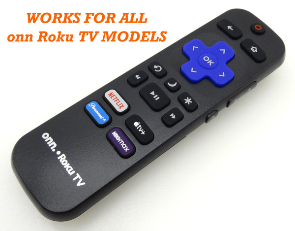 Onn Roku TV Remote Netflix/AppleTV+/Paramount+/HBOmax 3026000066  - Used