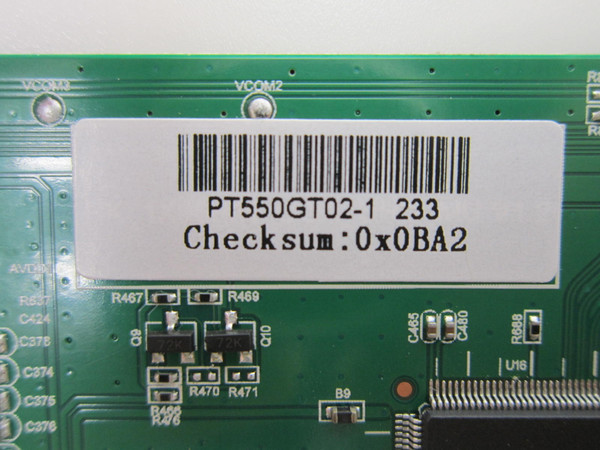Suncast SNCT5500 T-Con Board PT550GT02-SNCST (0x0BA2)
