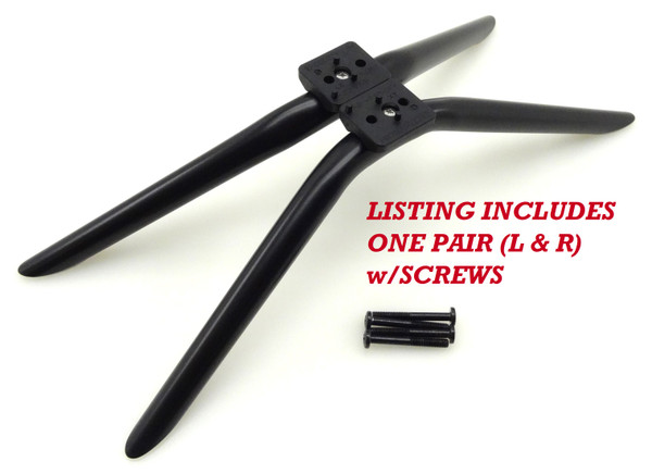 New TCL 75S555 40105-000071/40105-000072(A00232-0/A00232-1) Legs w/Screws