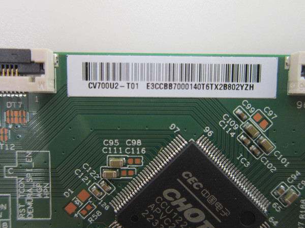 Philips 70PFL5656/F7A Vizio V705X-J01 T-Con Board 4T-TCN700-CH03 (CV700U2-T01)