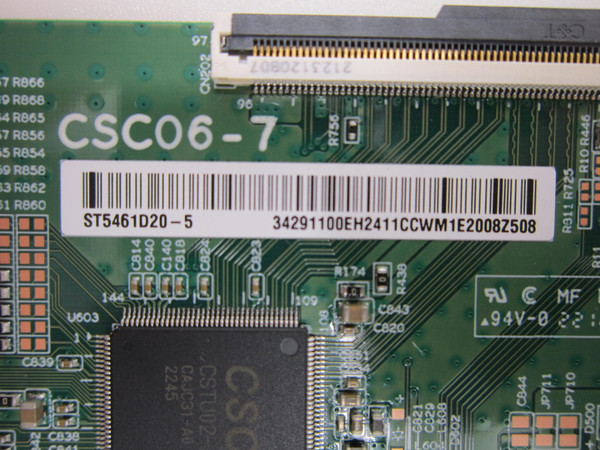 TCL 55Q750G T-Con Board 34.29110.0EH (ST5461D20-5)