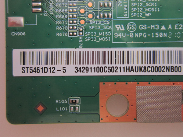 JVC LT-55MAW804 T-Con Board 34.29110.0C5 (ST5461D12-5)
