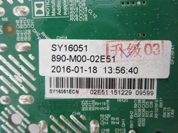 Element ELEFW328 Main Board SY16051 (TP.MS3393.PB818)