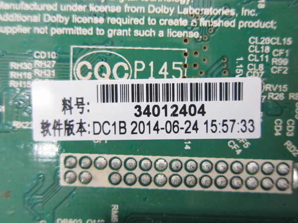 Westinghouse DWM40F3G1 Main Board 34012404 (TP.MS3393.PB851)