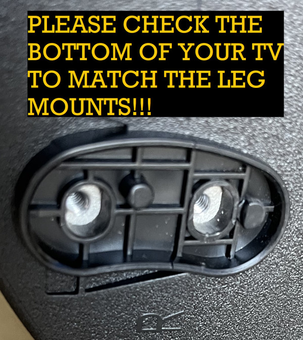 Pre-Owned Onn 100012585*CHECK VERSION*, 100097811 100012585-GR Legs w/Screws