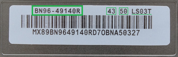 Pre-Owned Samsung QN43LS03T, QN50LS03T BN96-49140R(SOC1001T) One Connect