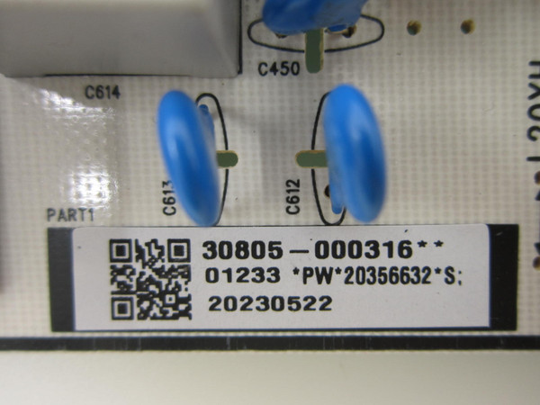 TCL 55Q650G Power Board 30805-000316 (40-L20XH4-PWC1ZG)