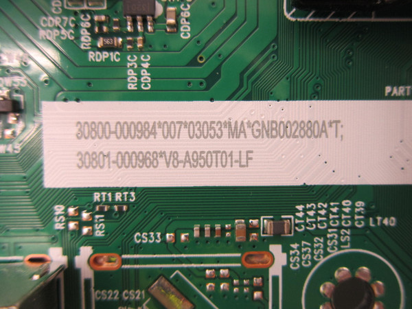 TCL 40S350F Main Board 30800-000984 (40-T950T2-MPB2HG)