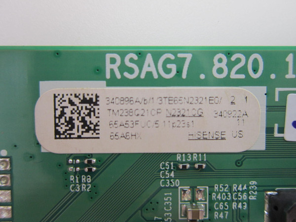 Hisense 65A6HX Main Board 340896 (RSAG7.820.13028/ROH)