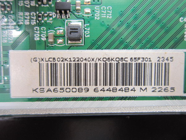 Insignia NS-65F301NA23 Main Board 756TXLCB02K122040X (715GA715-M01-B00-005G)