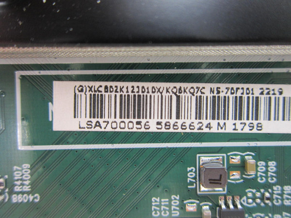 Insignia NS-70F301NA23 Main Board 756TXLCB02K123 (715GA715-M01-B00-005K)