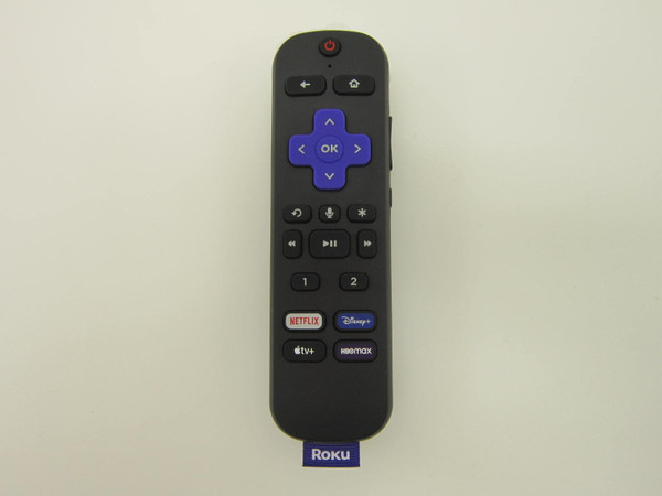 ROKU Voice TV Remote W/ Headphone Jack Netflix Disney+ AppleTV+ HBOmax 3226001372-USED (RC-EL3)