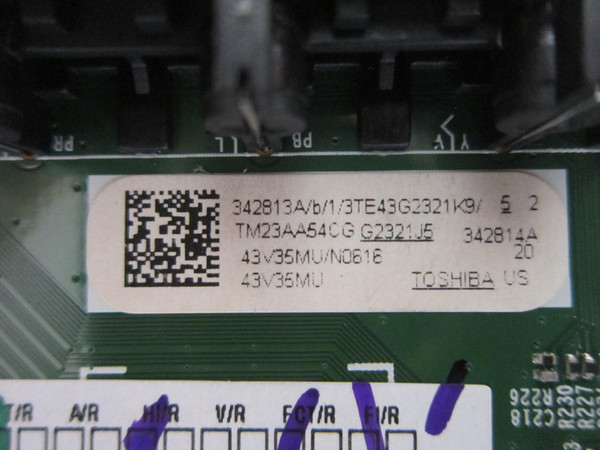 Hisense 43V35MU Main Board 342813 (RSAG7.820.12371/ROH)