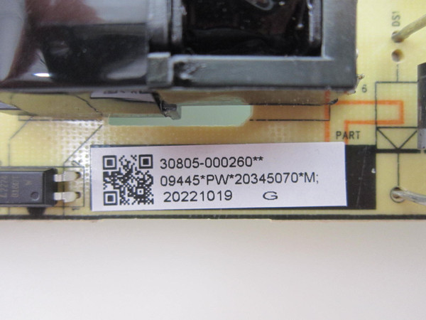 TCL 58S455 Power Board 30805-000260 (40-L12DH4-PWD1CG)
