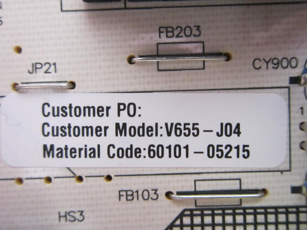 Vizio V655-J04 Power Board 60101-05215 (SHG6502J-116E)