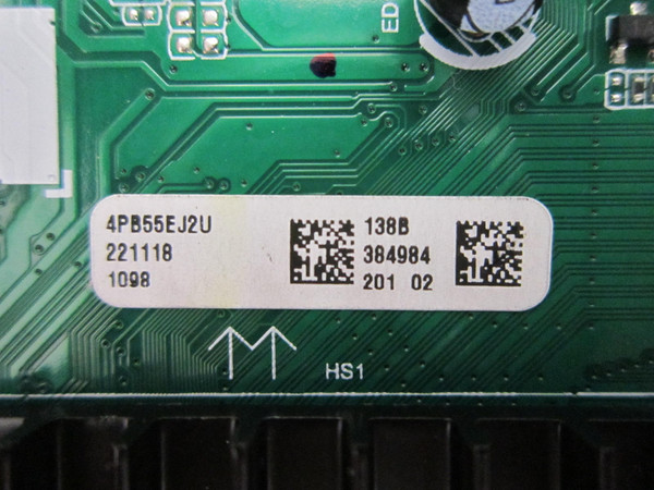 Sharp 4P-B55EJ2U Main Board 4P-B55EJ2U-MV1 (SEW.MT9602.U71 (T)