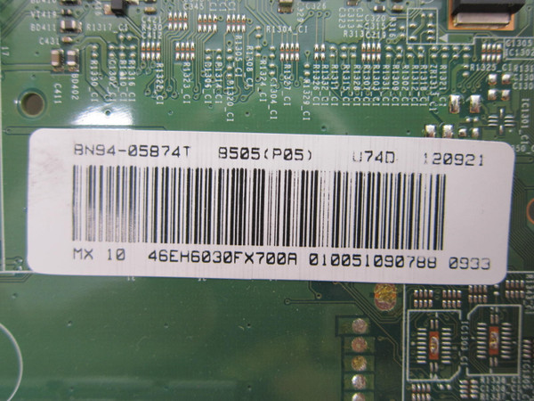Samsung UN46EH6030FXZA Main Board BN94-05874T (BN41-01894A)