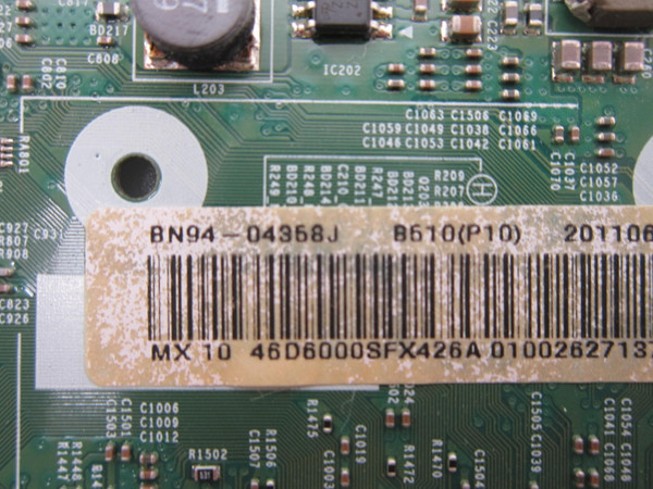 Samsung UN46D6000SFXZA Main Board BN94-04368J (BN41-01587B)