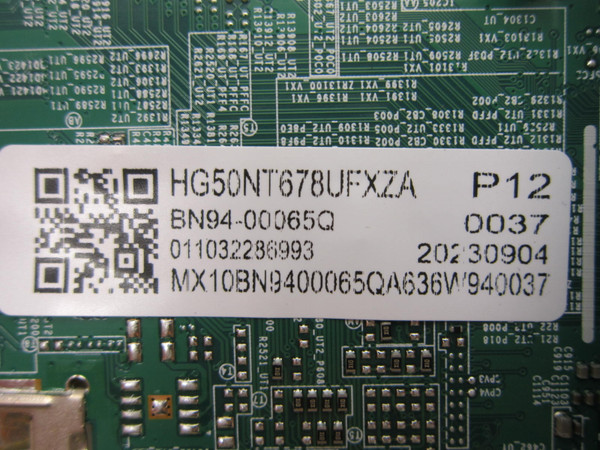 Samsung HG50NT678UFXZA Main Board BN94-00065Q (BN41-02816B)