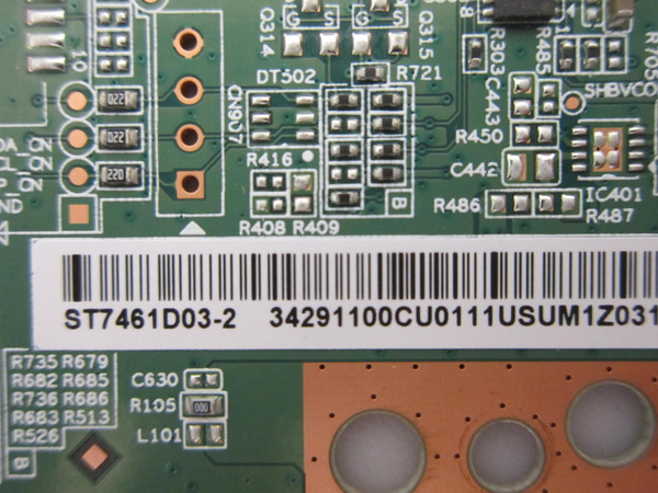 Amazon QL75F601A T-Con Board 34.29110.0CU (TD-000P)