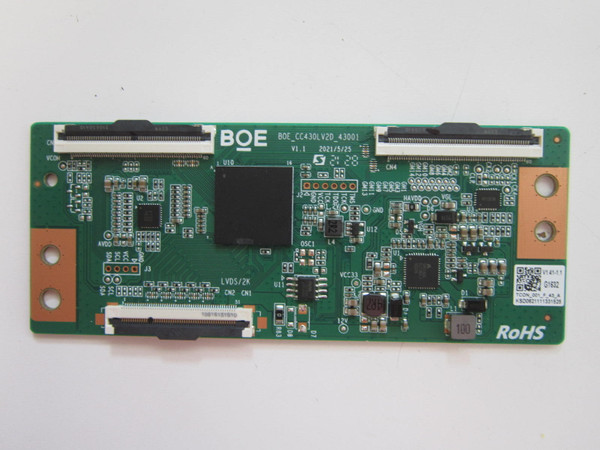 Vizio D43f-J04 T-Con Board KSD06211113 (B0E_CC430LV2D_43001)