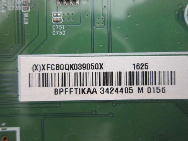 Vizio P55-C1 Main Board 756TXFCB0QK039 (715G7533-M01-000-005T)