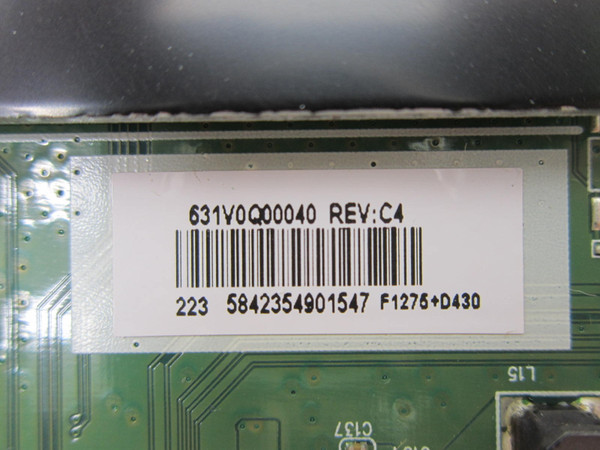 Toshiba 55LF621U21 Main Board 631V0Q00040 (TVTV-L55736)