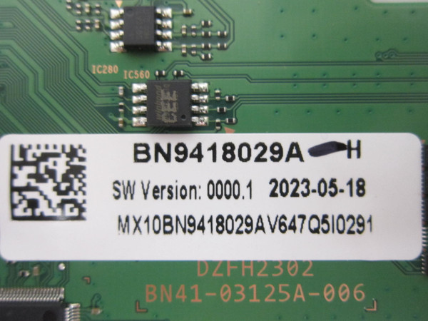 Samsung QN85QN850CFXZA QN75Q800CFXZA LED Driver BN94-18029A (BN41-03125A)