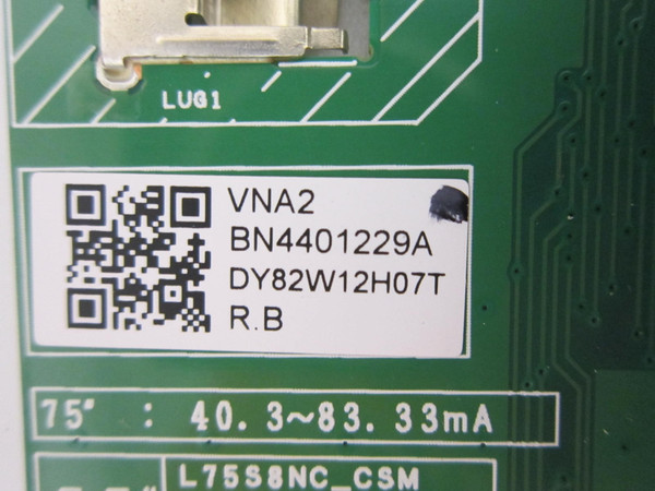 Samsung QN75Q80CDFXZA LED Driver BN44-01229A (L75S8NC_CSM)