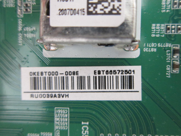 LG 75UT640S0UA Main Board EBT66572501 (EAX69082501 (1.0))