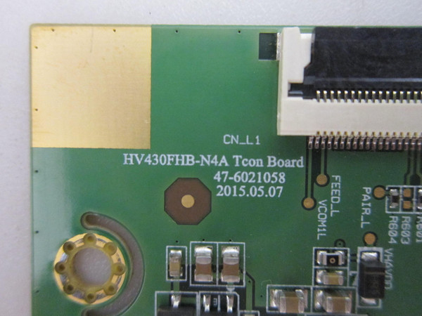 Samsung UN43J5200AFXZA HG43NE477SFXZA T-Con Board BN96-38696C (HV430FHB-N4A)