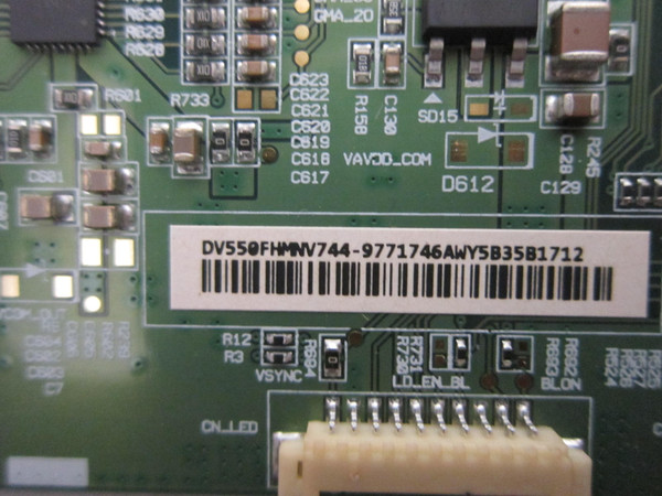 Samsung LH55VMBUBGBXGO T-Con Board 44-9771746 (DV550FHM-NV7, 47-6021443)