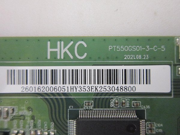 Vizio V555-J01 T-Con Board 260162006051 (PT550GS01-3-C-5)