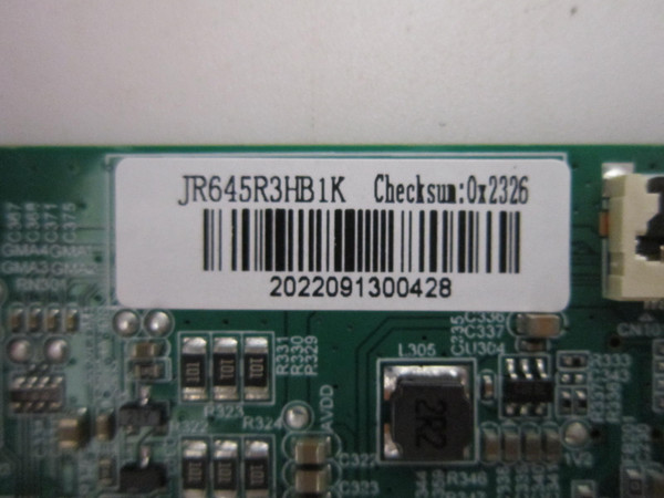 Westinghouse WR65UT4212 T-Con Board JR645R3HB1K (0x2326)