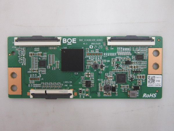 Vizio D43F-J04 T-Con Board KSD06211120 (BOE_CC430LV2D_43001)