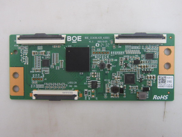 Vizio D43F-J04 T-Con Board KSD06211110 (BOE_CC430LV2D_43001)